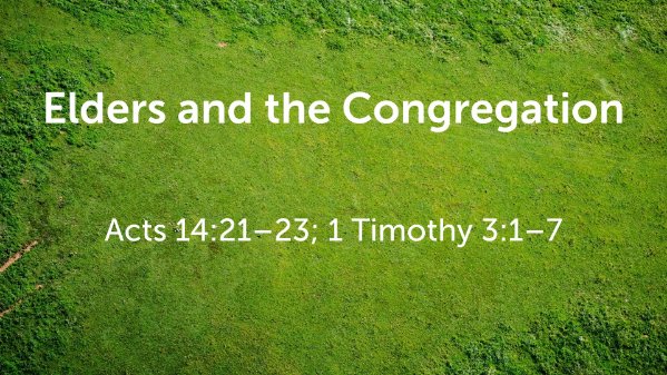 Elders and the Congregation