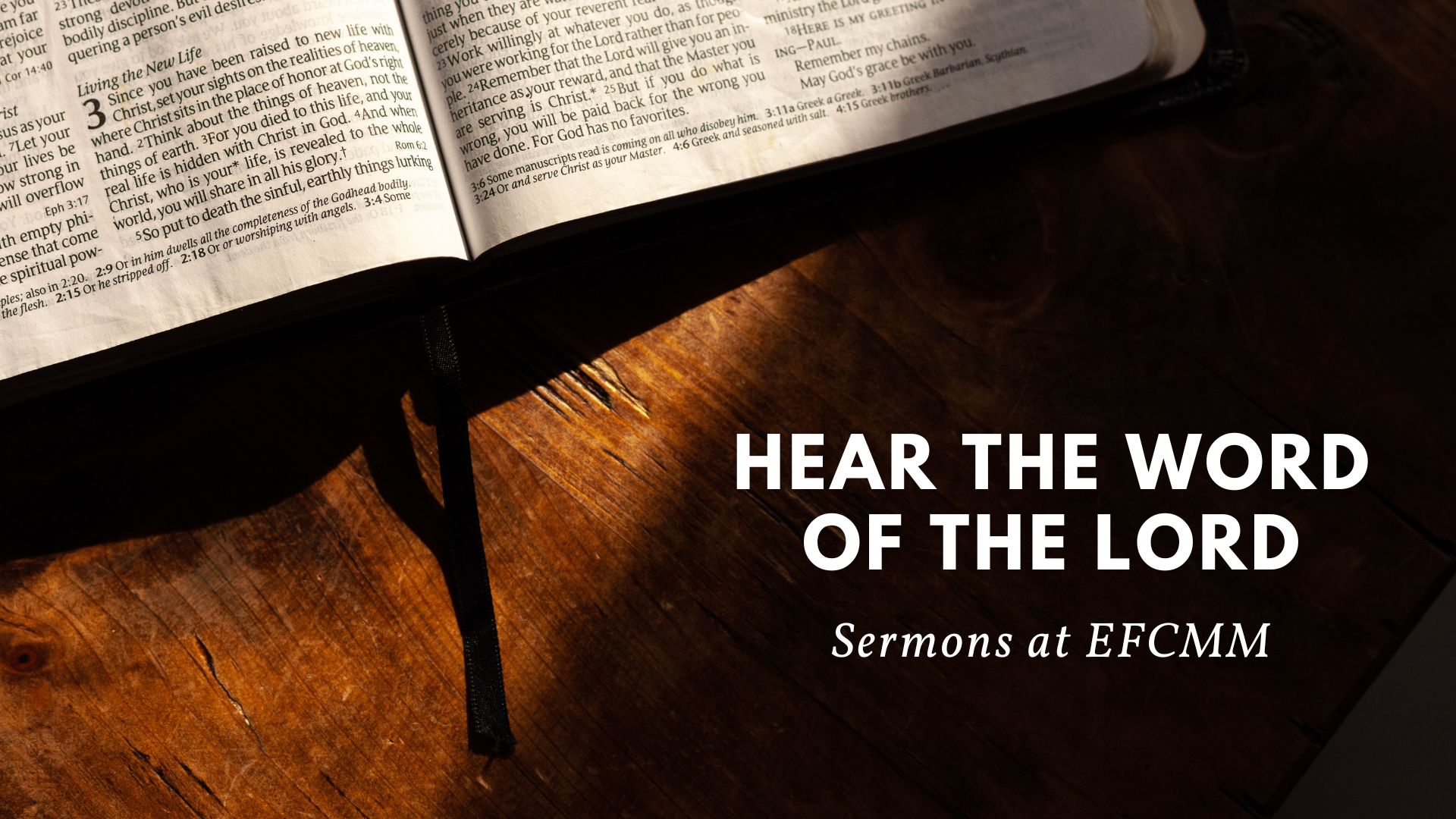 Receiving the Word