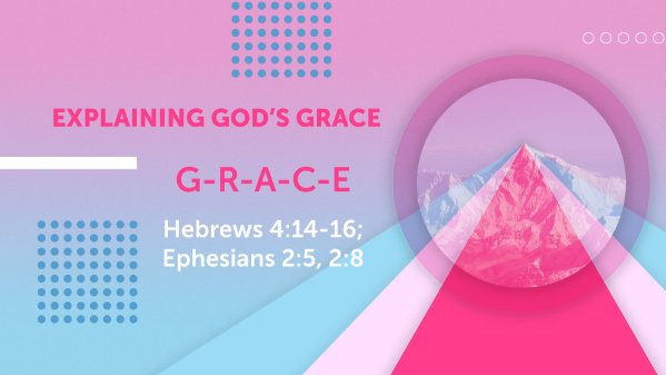 Explaining God’s G-R-A-C-E