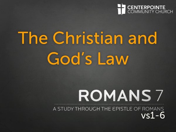 The Christian and God's Law
