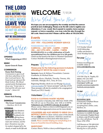 20260712SM Bulletin