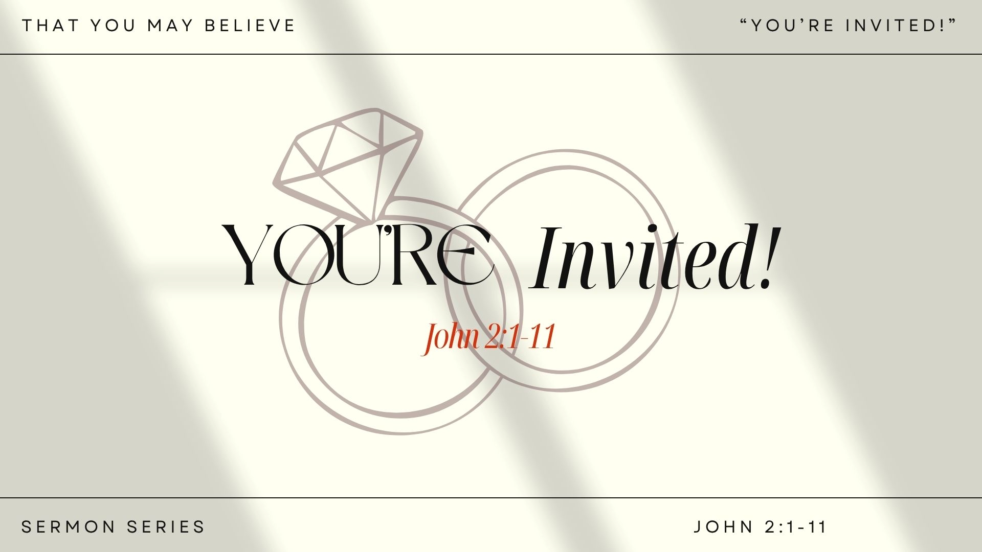 You're Invited!