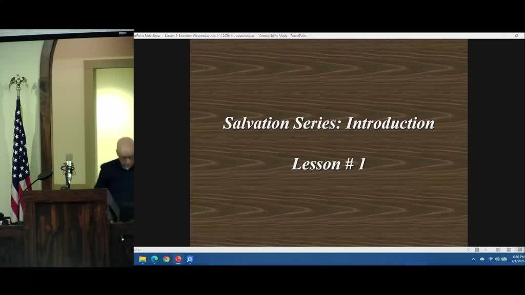 Salvation-Introduction (Doctrinal Bible Church in Huntsville, Alabama)
