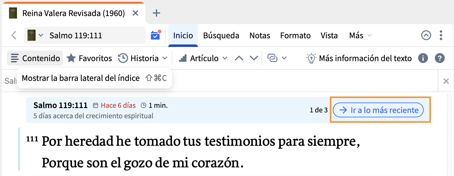 Saltar a lo más reciente en los Planes de Lectura de Logos