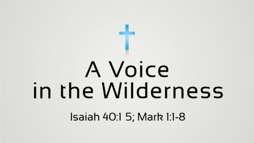 12.10.2017 - A Voice in the Wilderness