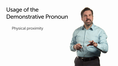 Demonstrative Pronouns