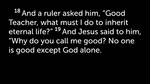 Jesus Seeks and Saves the lost: Luke 19:1-10