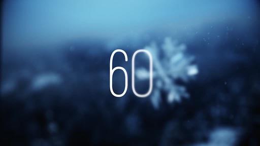 Blue Winter Snow - Countdown 1 min