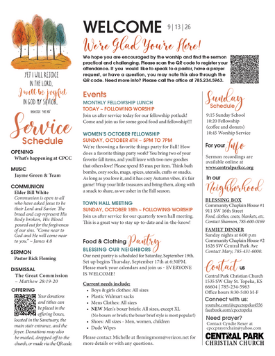 20260913SM Bulletin