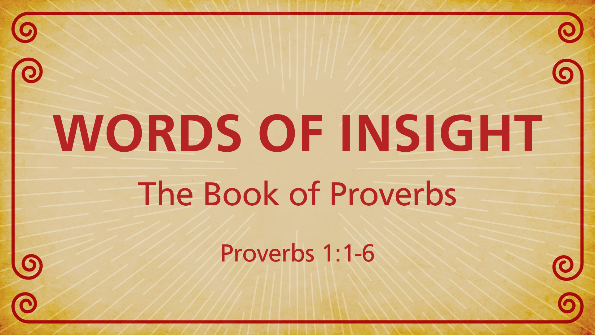 First Insight Words Words of Insight - Logos Sermons