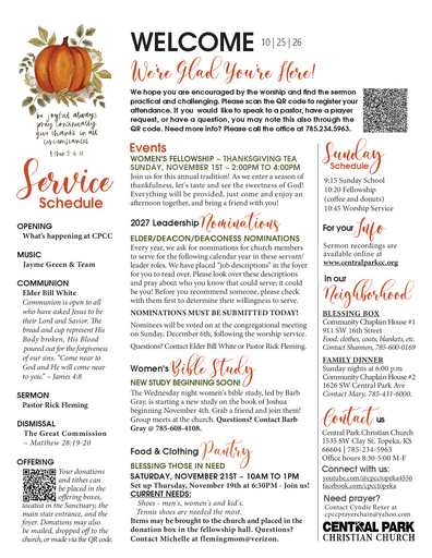 20261025SM Bulletin