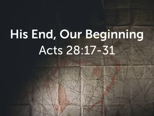 His End, Our Beginning