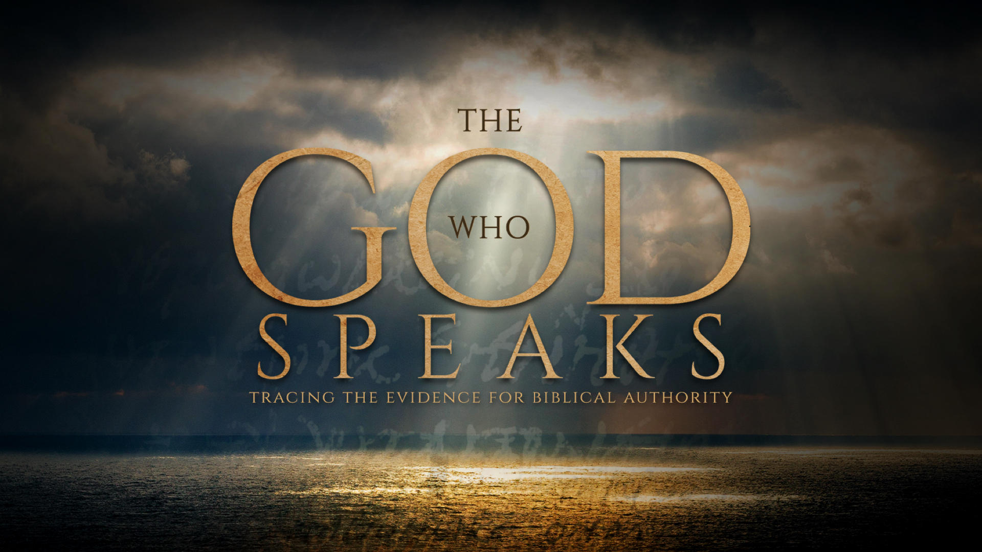 The God Who Speaks Trailer Faithlife TV