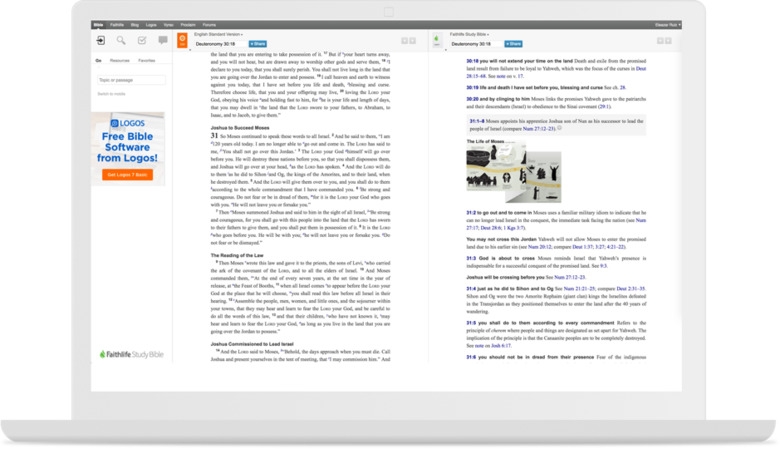 Faithlife Study Bible in Logos Bible Software