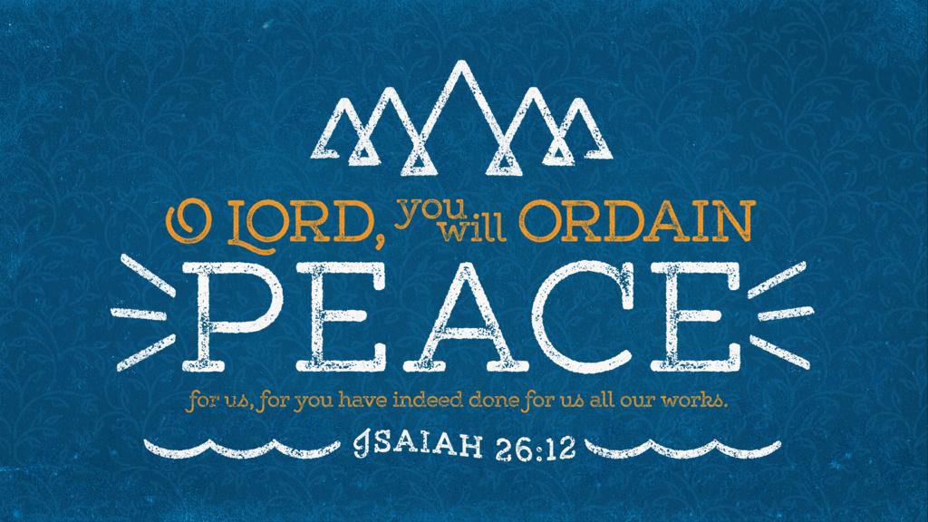 Isaiah 26:12 large preview