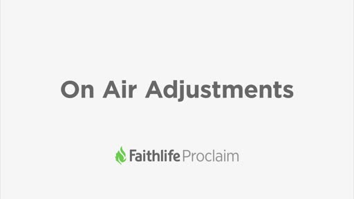On Air Adjustments