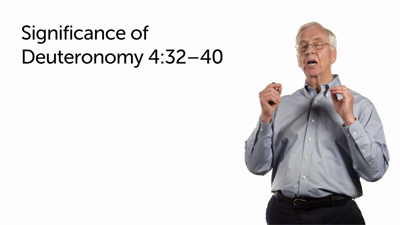 A Christian Version of Deuteronomy 4:32–40
