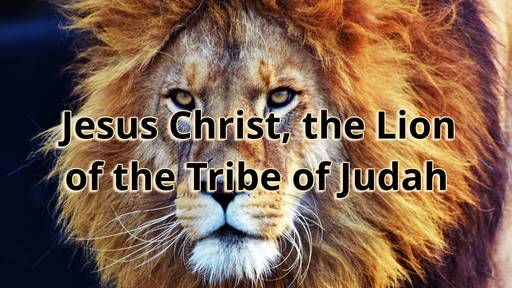 Jesus Christ, the Lion of the Tribe of Judah