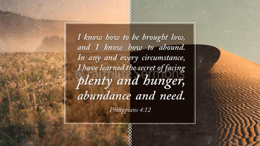 Philippians 4:12