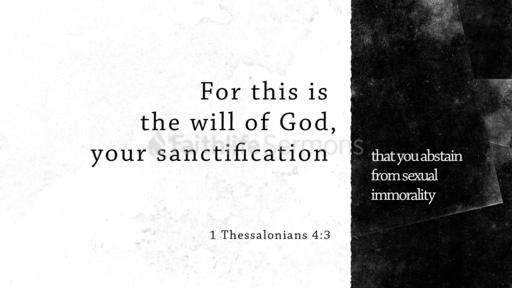 1 Thessalonians 4:3