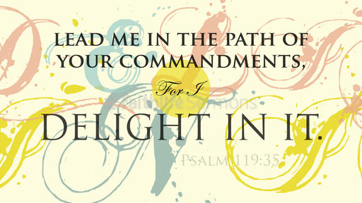 Psalm 119:35