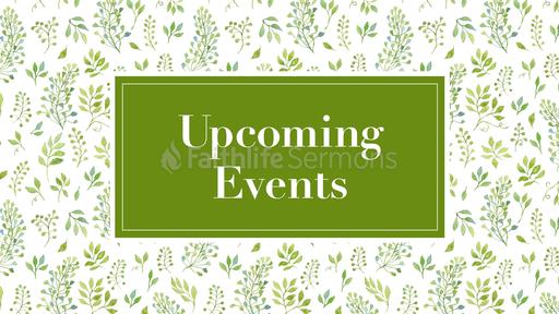 Upcoming Events