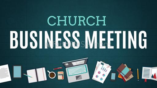 Illustrated Church Business Meeting