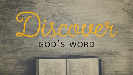 Discover God's Word