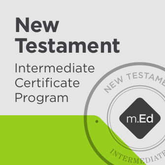 New Testament: Intermediate Certificate Program
