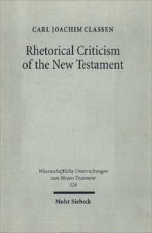 Rhetorical Criticism of the New Testament